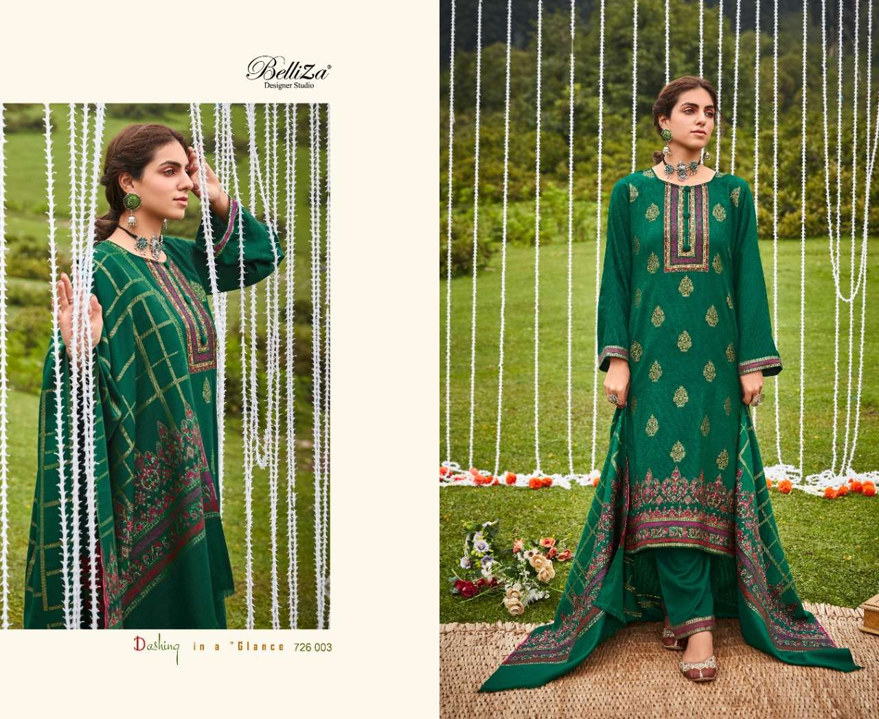 Belliza Gulbano Catalog Ready Made Pashmina Wear Dress Materials Wholesale