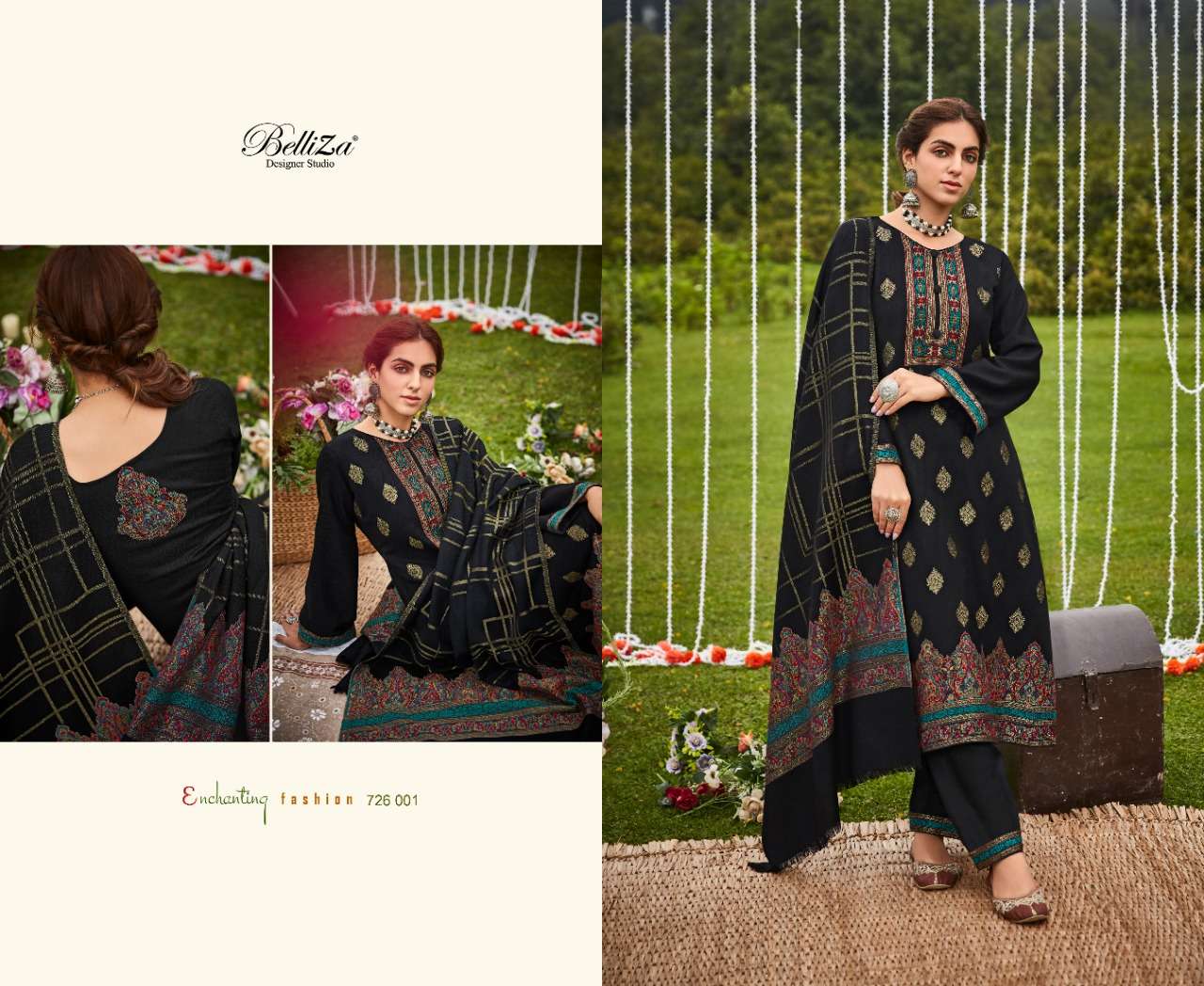 Belliza Gulbano Catalog Ready Made Pashmina Wear Dress Materials Wholesale