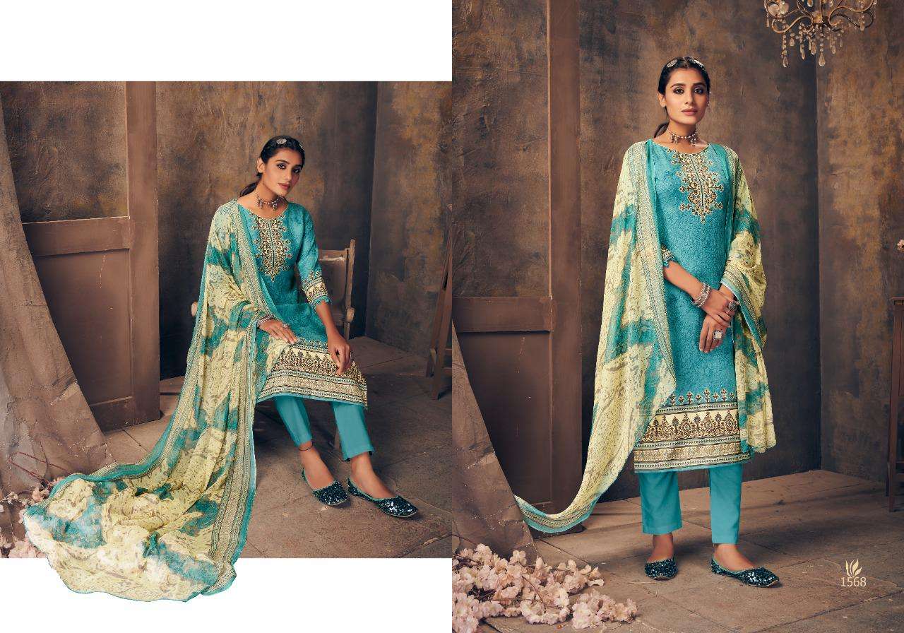 Bipson Aarzoo Catalog Pashmina Printed Dress Materials Wholesale