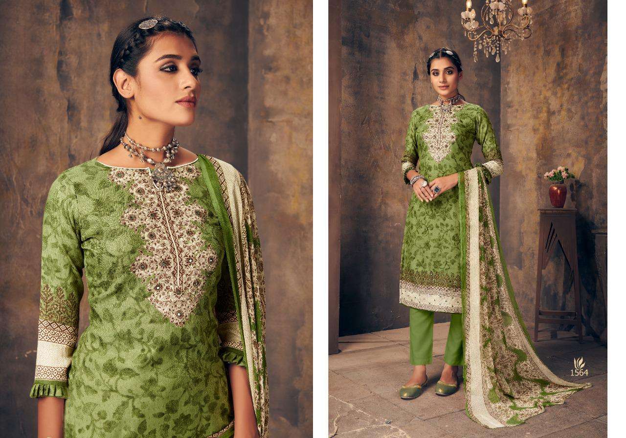 Bipson Aarzoo Catalog Pashmina Printed Dress Materials Wholesale