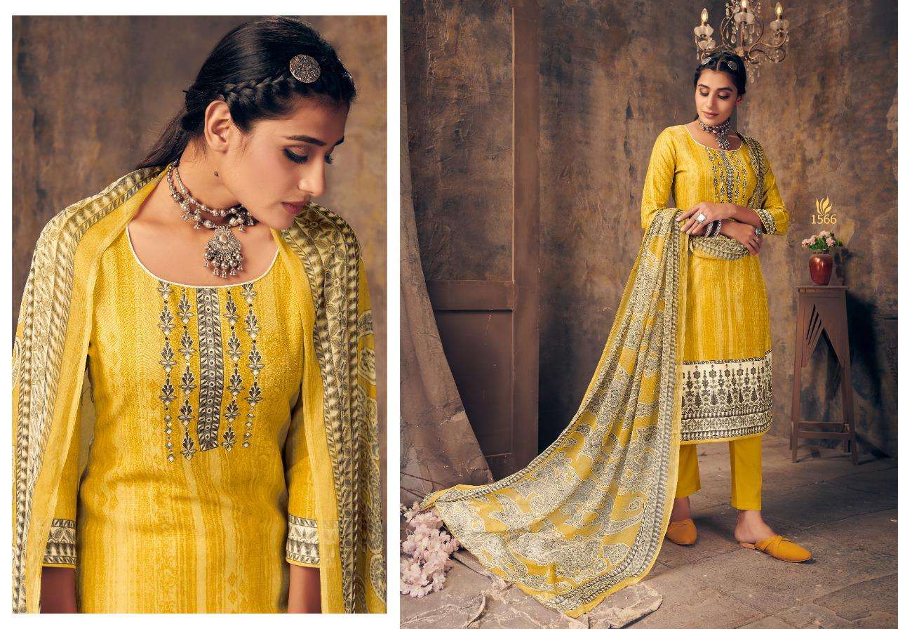 Bipson Aarzoo Catalog Pashmina Printed Dress Materials Wholesale