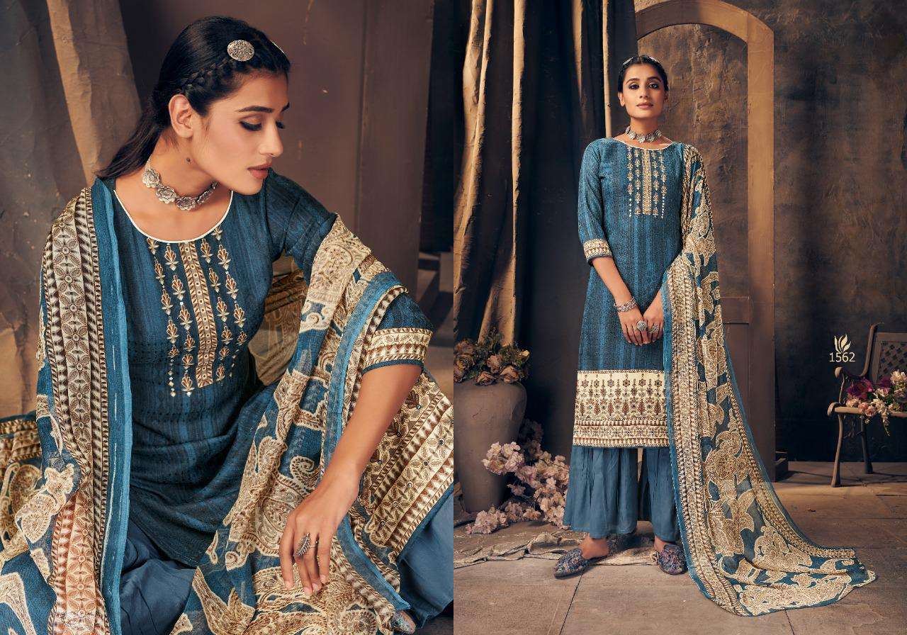 Bipson Aarzoo Catalog Pashmina Printed Dress Materials Wholesale