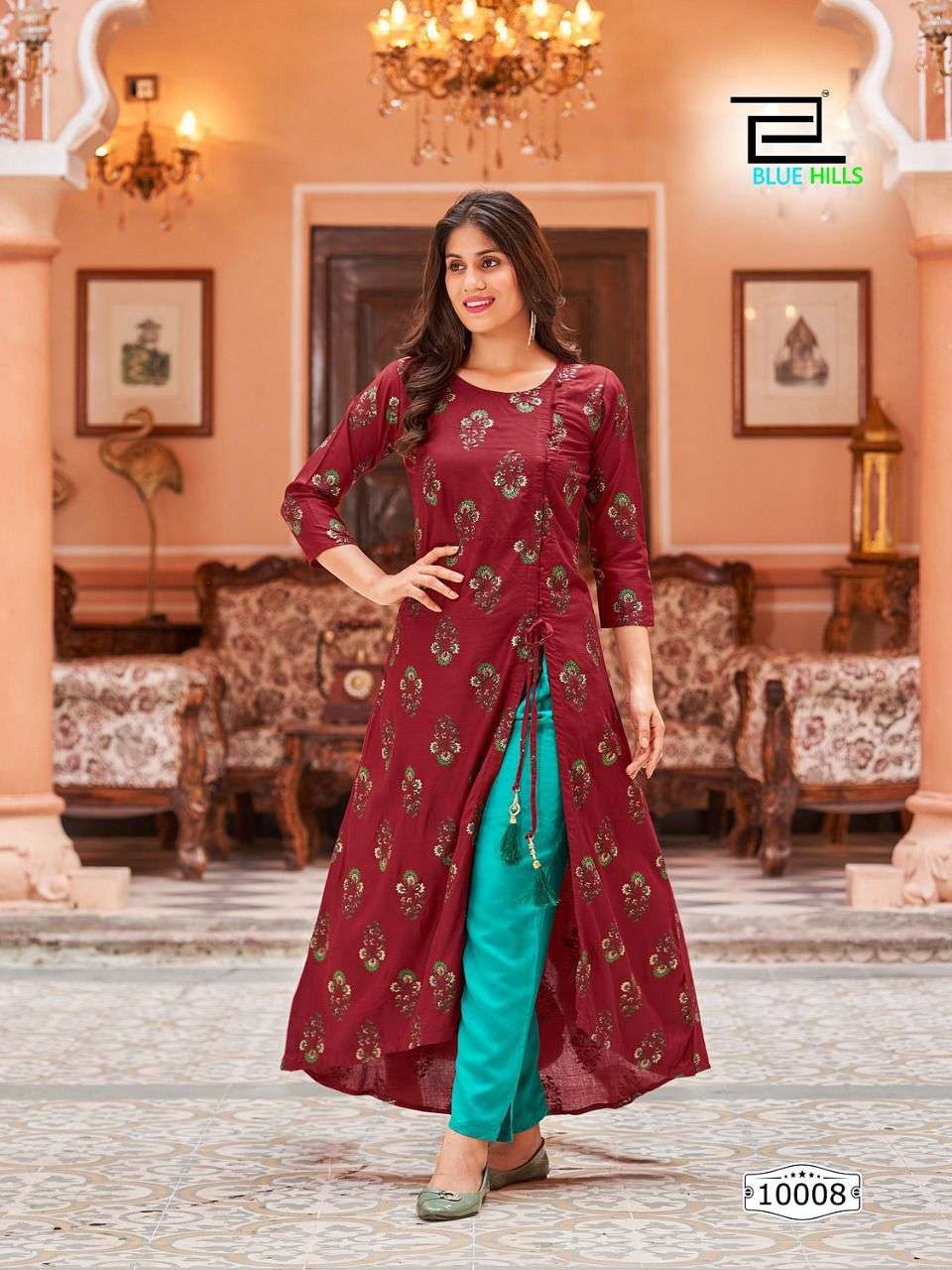 Cotton Wholesale Latest Anarkali Kurtis Catalog 100Miles Tarang at Rs 599  in Vadodara