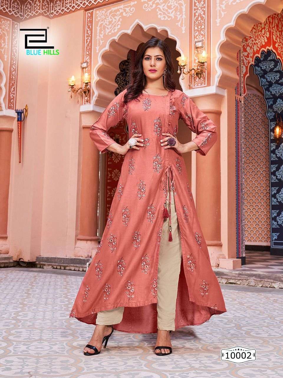 Blue Hills First Date Vol 10 Catalog Rayon Designer Kurtis Wholesale