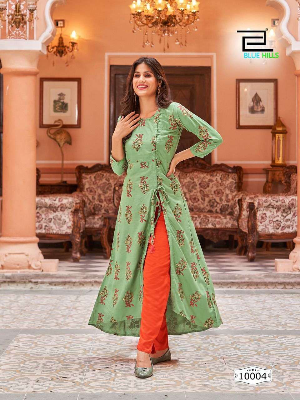 Blue Hills First Date Vol 10 Catalog Rayon Designer Kurtis Wholesale