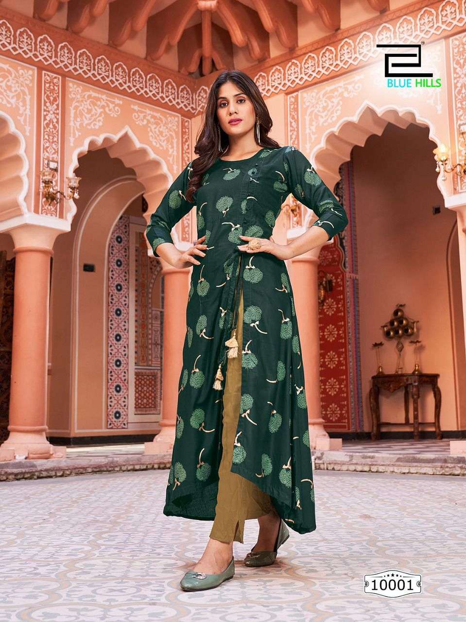 Blue Hills First Date Vol 10 Catalog Rayon Designer Kurtis Wholesale