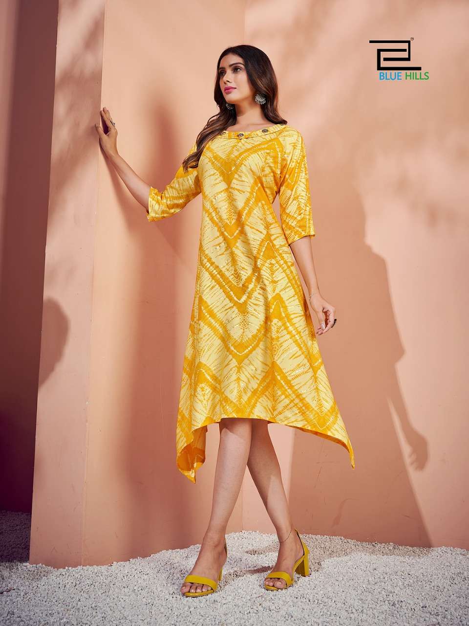 Blue Hills Hey Babe Catalog Heavy Rayon Designer Kurtis Wholesale