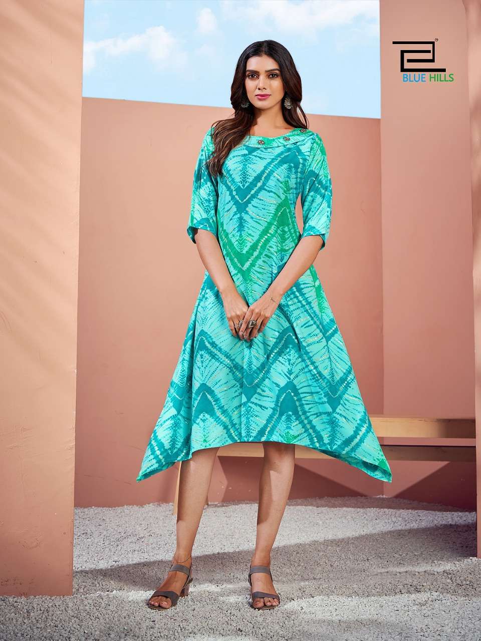 Blue Hills Hey Babe Catalog Heavy Rayon Designer Kurtis Wholesale