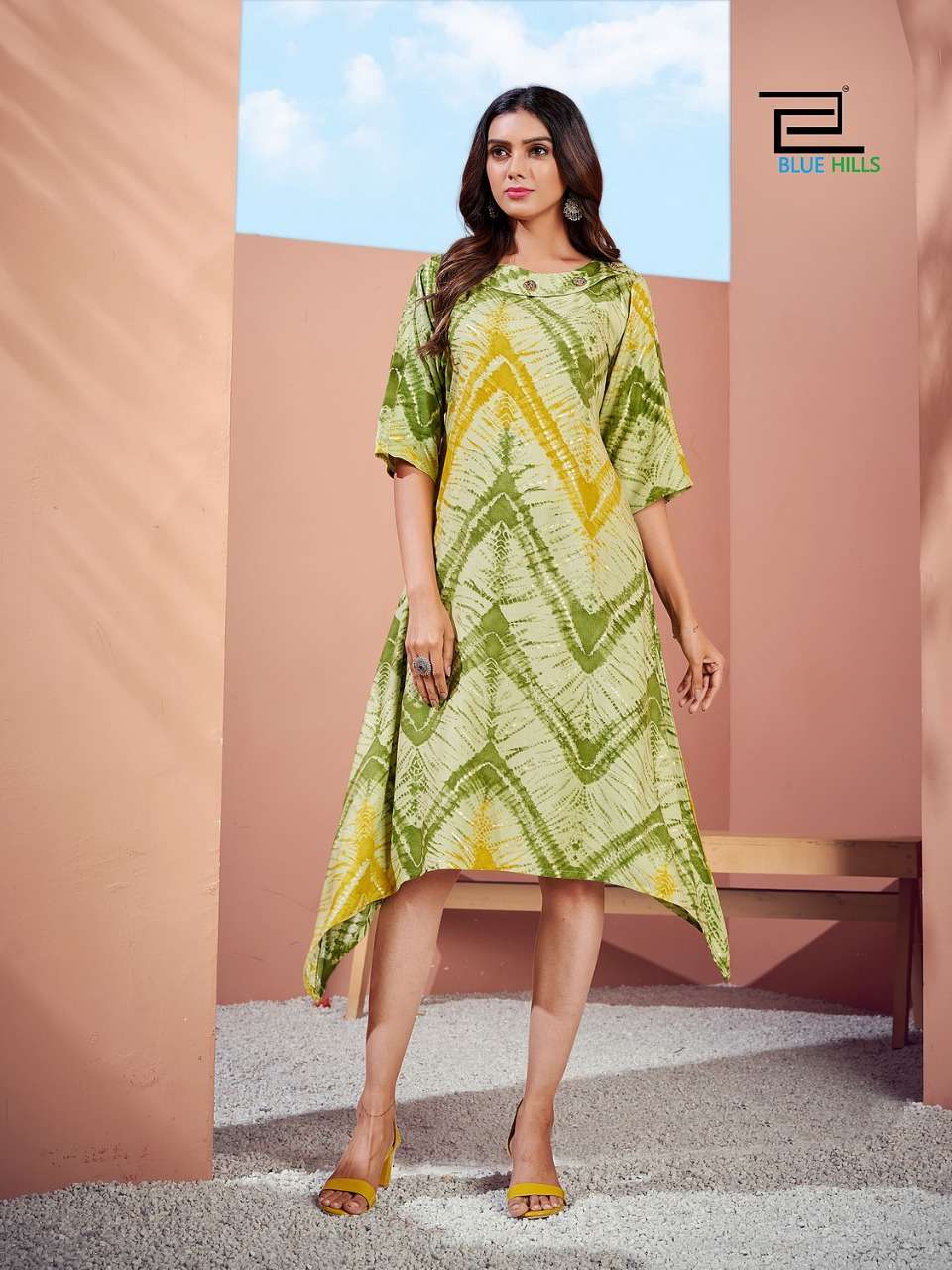 Blue Hills Hey Babe Catalog Heavy Rayon Designer Kurtis Wholesale