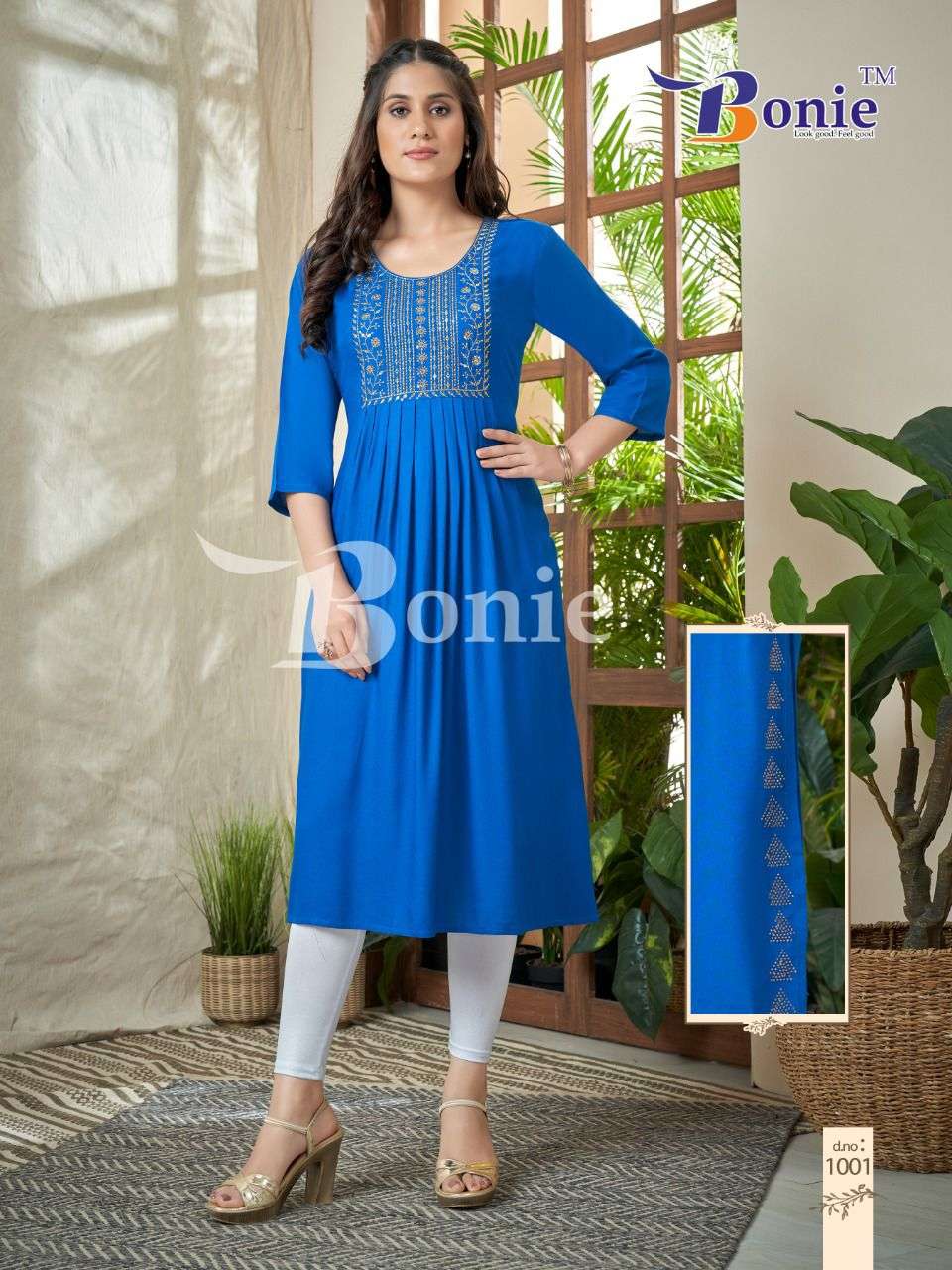 Bonie Zeal Catalog Party Wear Naira Cut Kurtis Wholesale