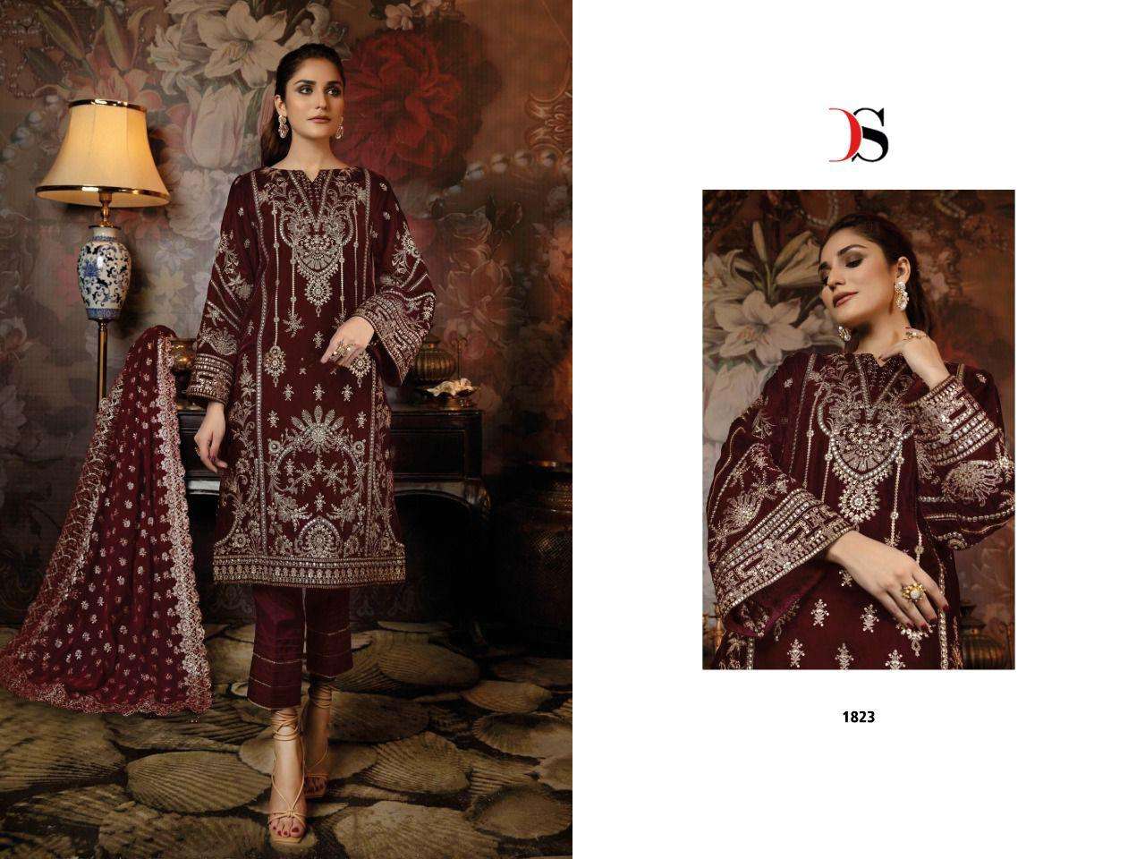 Deepsy Adans Libas Vol 22 Catalog Velvet Wholesale Pakistani Salwar Suits