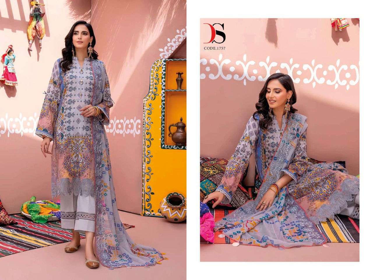 Deepsy Gulbano Catalog Pashmina Wear Embroidery Pakistani Salwar Suits Wholesale