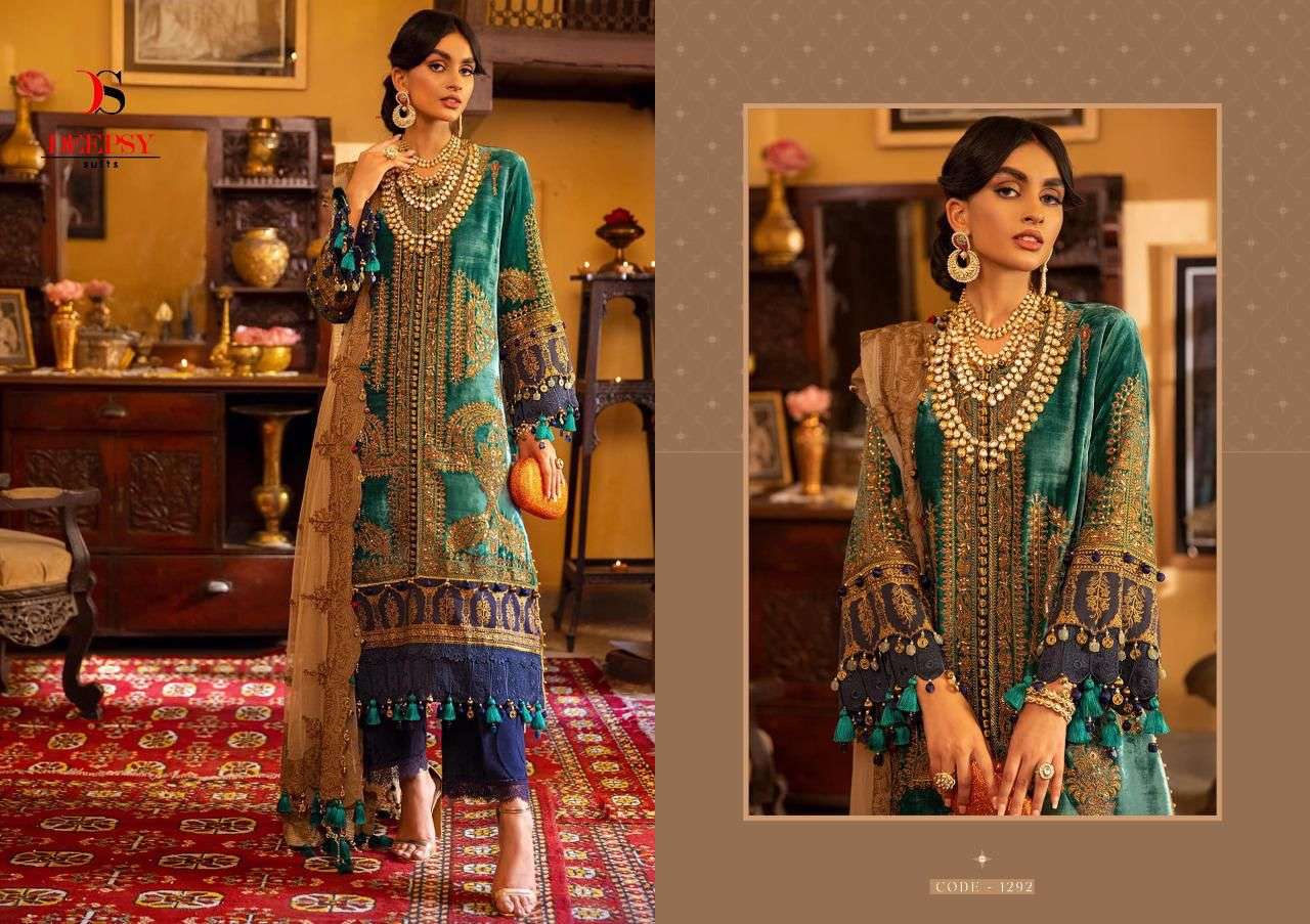 Deepsy Sana Safinaz Luxury Velvet Vol 21 Catalog Wholesale Pakistani