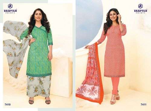 Deeptex Miss India Vol 74 Catalog Wholesale Cotton Printed Drees Materials
