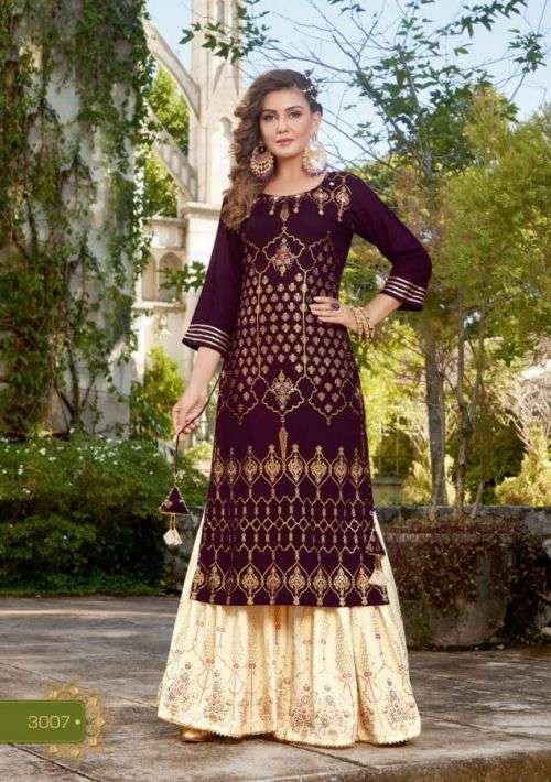 Diya Trends Festival Tadka Vol 3 Catalog Festive Wear Kurti With Sharara