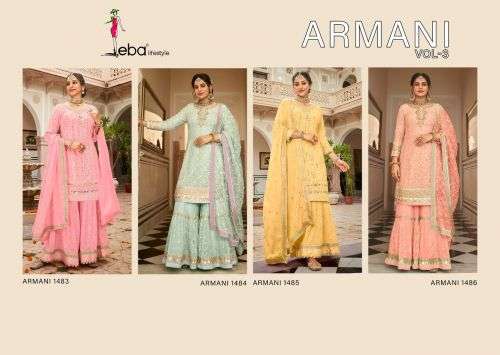 Eba Armani Vol 3 Catalog Wedding Wear Wholesale Designer Pakistani Salwar Suits