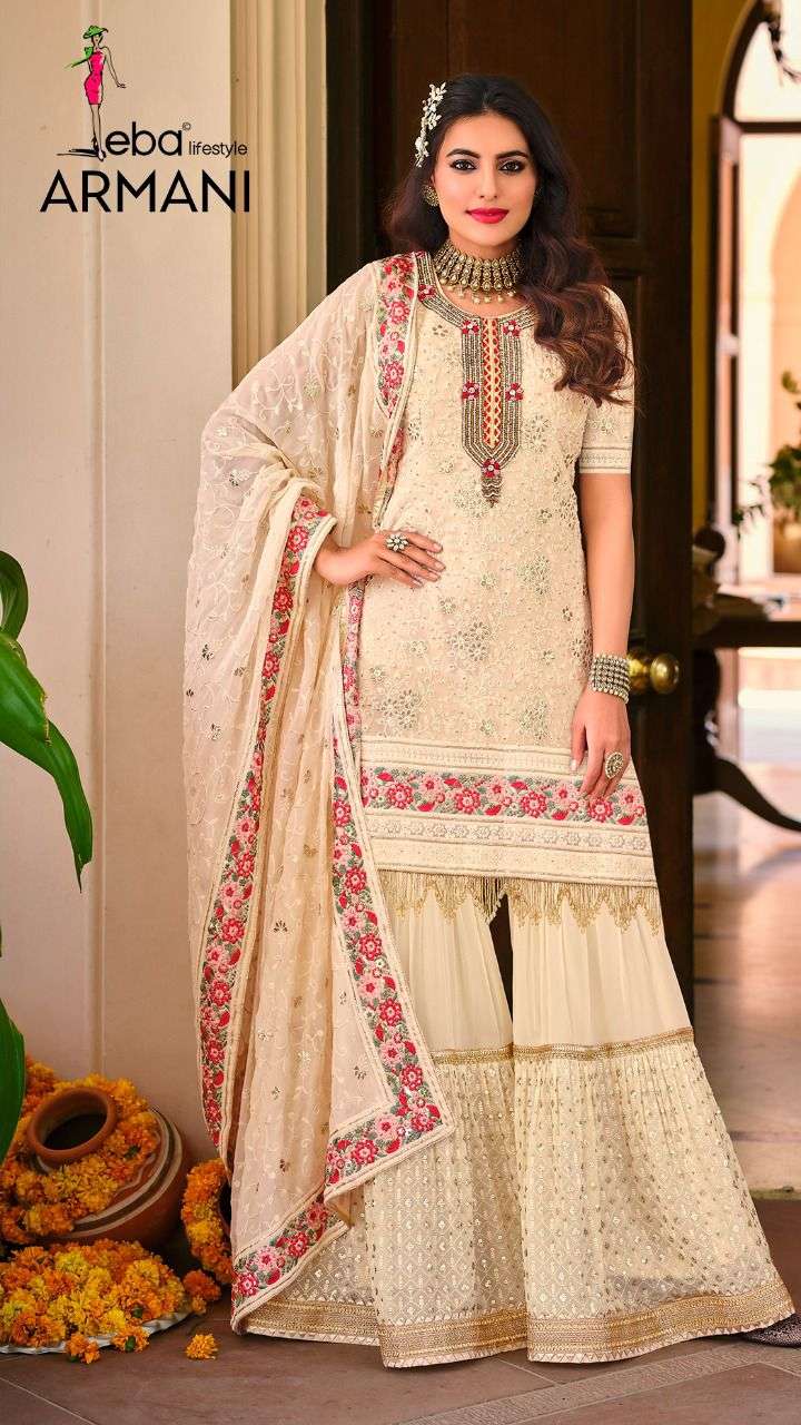 Eba Armani Vol 4 Catalog Georgette Wear Salwar Suits Wholesale