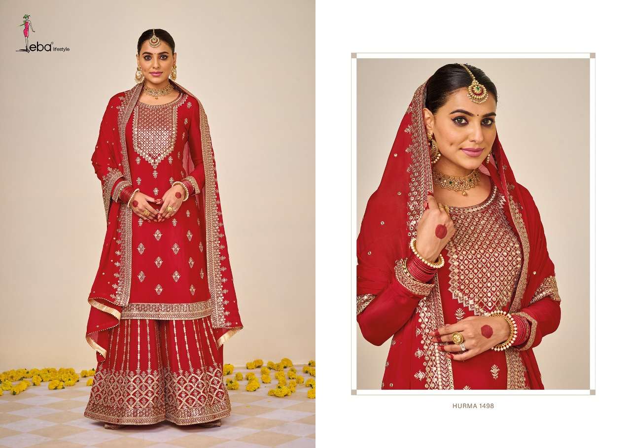 Eba Hurma Vol 38 Catalog Karwa Chauth Special Designer Salwar Suits Wholesale