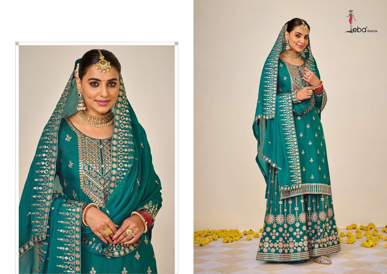 Eba Hurma Vol 38 Catalog Karwa Chauth Special Designer Salwar Suits Wholesale