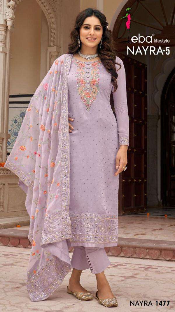 Eba Nayra Vol 5 Catalog Festive Wear Wholesale Pakistani Salwar Suits