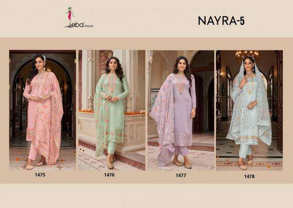 Eba Nayra Vol 5 Catalog Festive Wear Wholesale Pakistani Salwar Suits