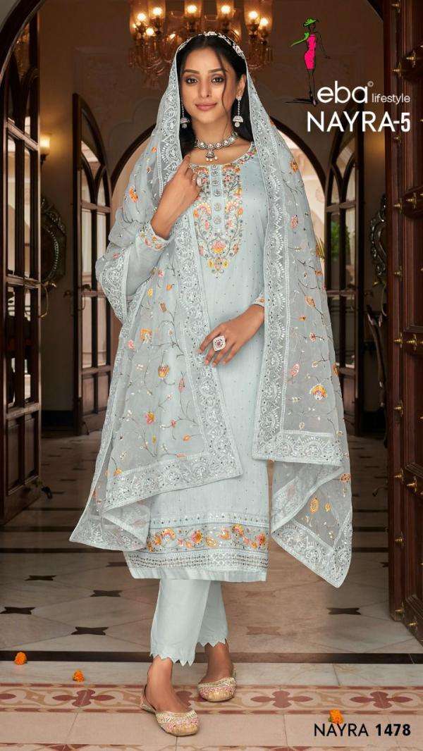 Eba Nayra Vol 5 Catalog Festive Wear Wholesale Pakistani Salwar Suits