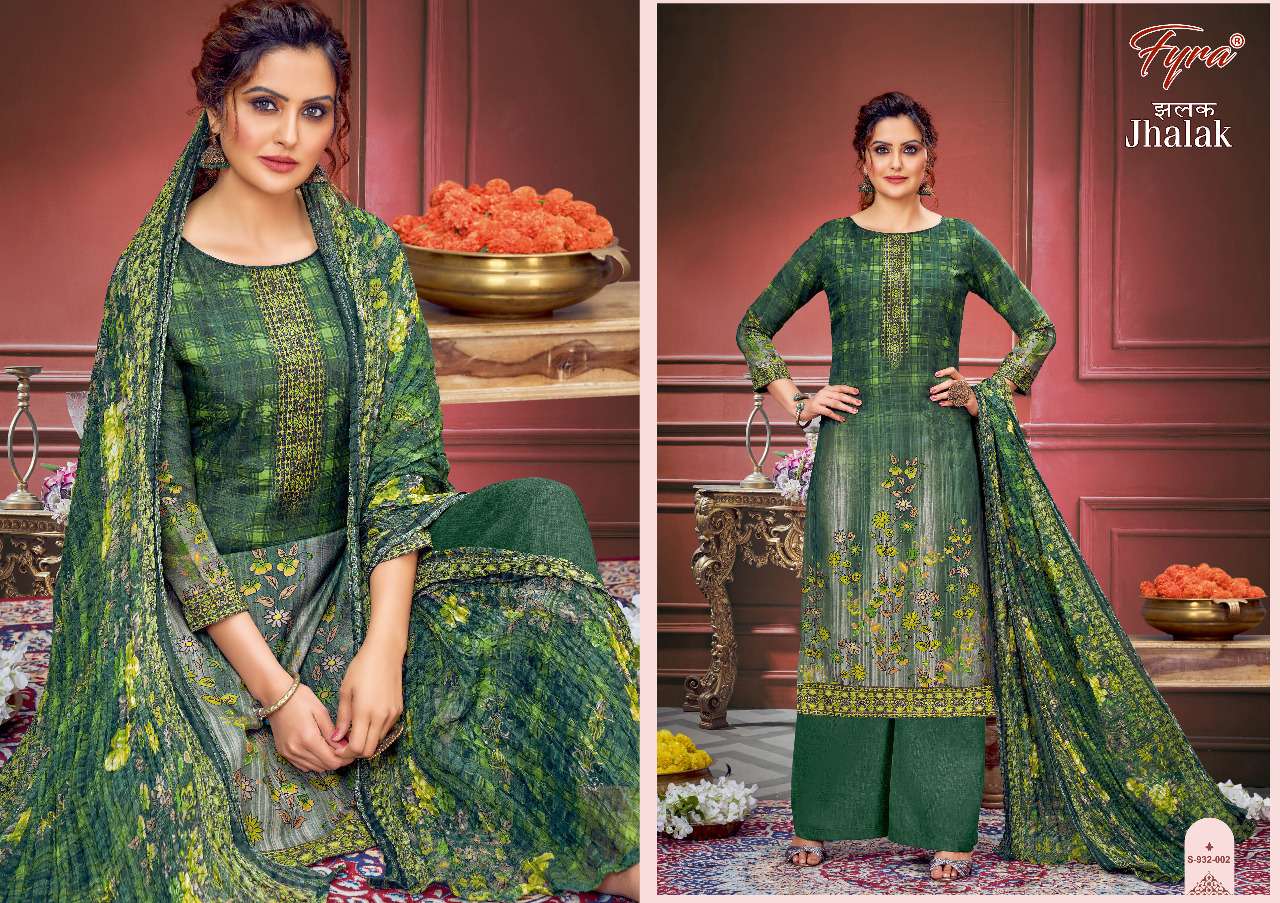 Fyra Jhalak Catalog Designer Regular Wear Dress Materials Wholesale
