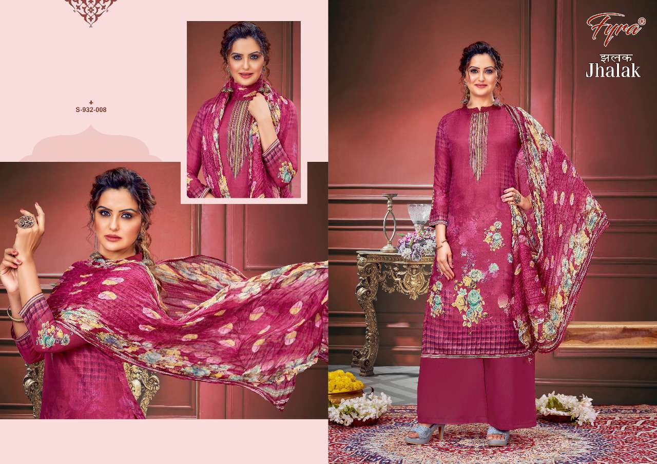 Fyra Jhalak Catalog Designer Regular Wear Dress Materials Wholesale