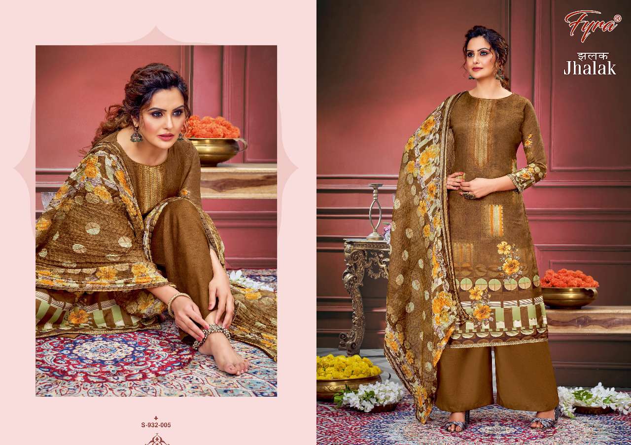 Fyra Jhalak Catalog Designer Regular Wear Dress Materials Wholesale