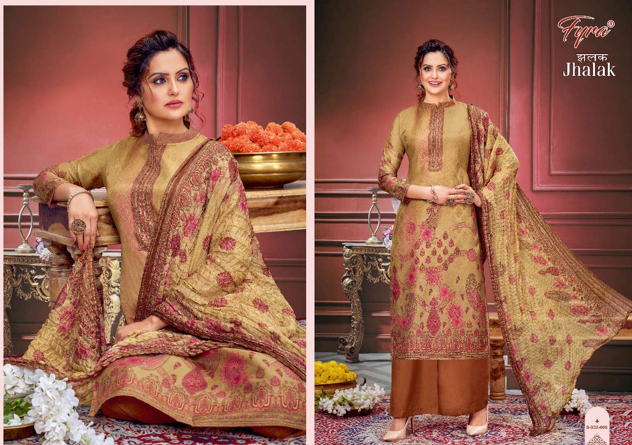 Fyra Jhalak Catalog Designer Regular Wear Dress Materials Wholesale
