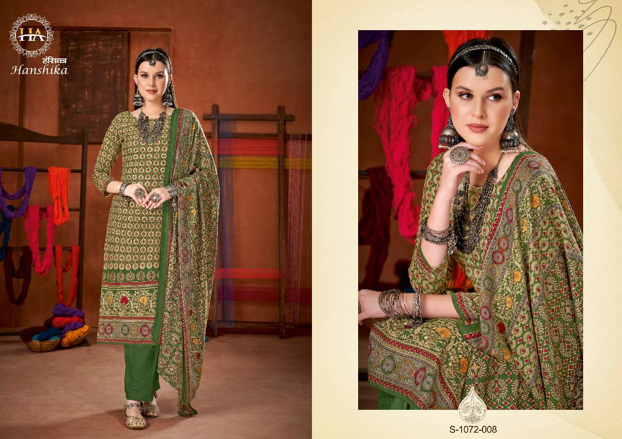 Harshit Hanshika Catalog Pashmina Dress materials Wholesale