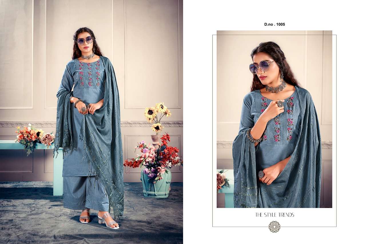 Jinesh Nx Aafreen Catalog Parampara Silk Kurti with Bottom Dupatta Wholesale