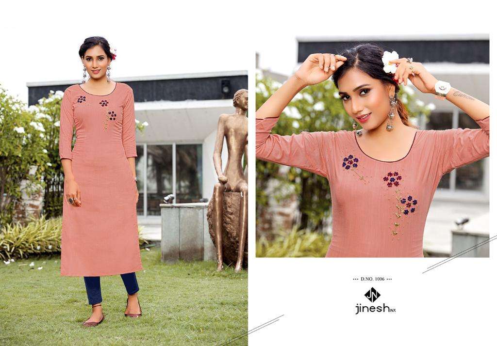Jinesh Nx Anamika Catalog Designer Wear Kurti With Bottom Wholesale