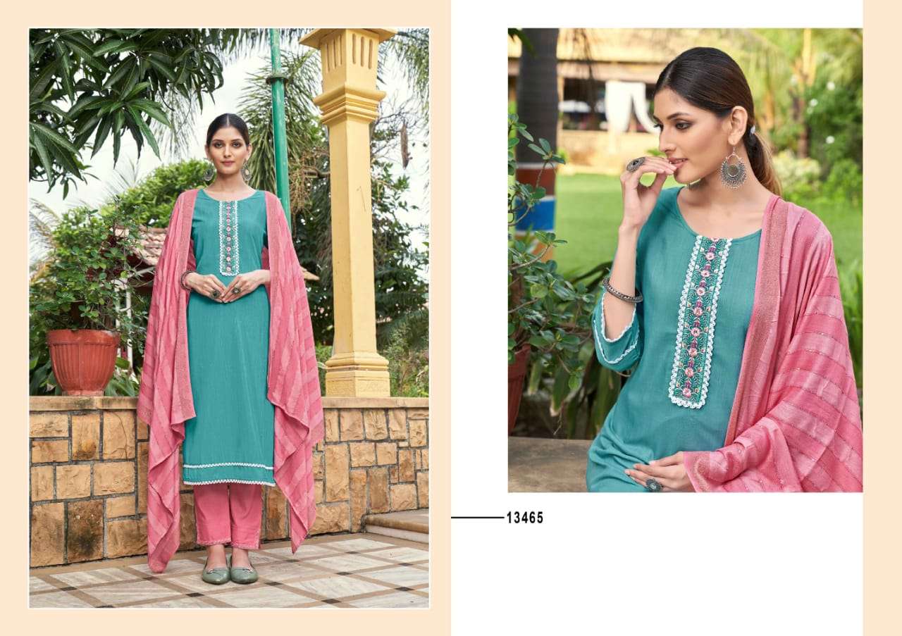 Kalaroop Ultra Catalog Rayon Designer Exclusive Readymade Dress Materials Wholesale