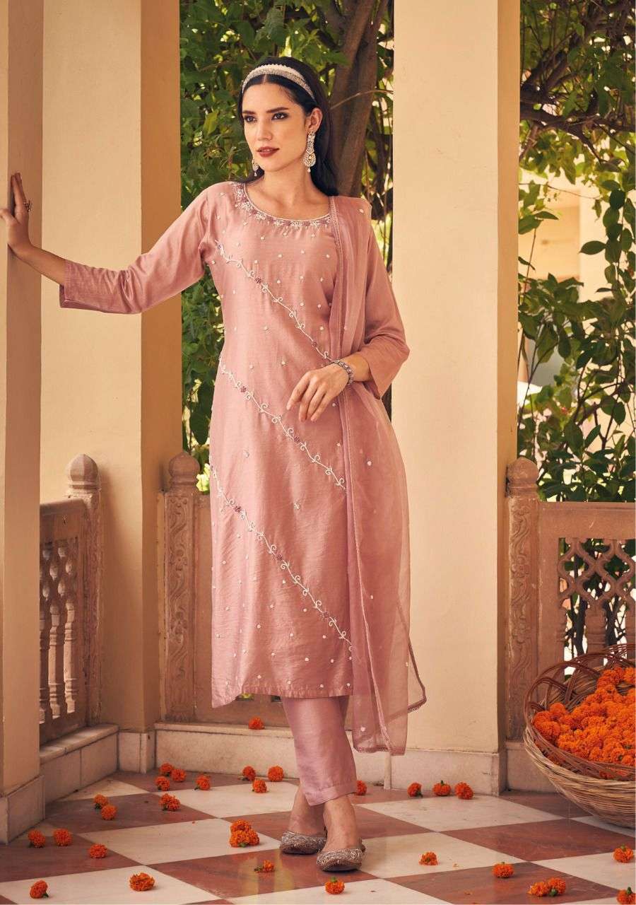 Kalki Anokhi Catalog Viscose Silk Party Wear Wholesale Top Bottom Dupatta