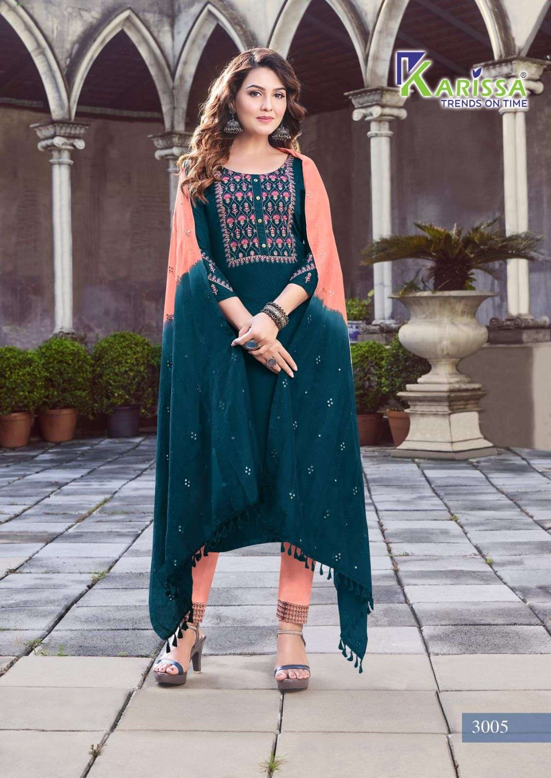 Karissa Bombay Beauty Vol 3 Catalog Kurti With Bottom Dupatta Wholesale