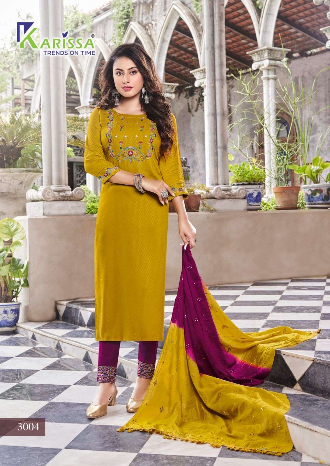 Karissa Bombay Beauty Vol 3 Catalog Kurti With Bottom Dupatta Wholesale