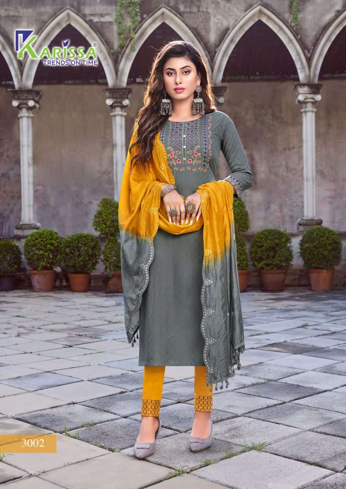 Karissa Bombay Beauty Vol 3 Catalog Kurti With Bottom Dupatta Wholesale