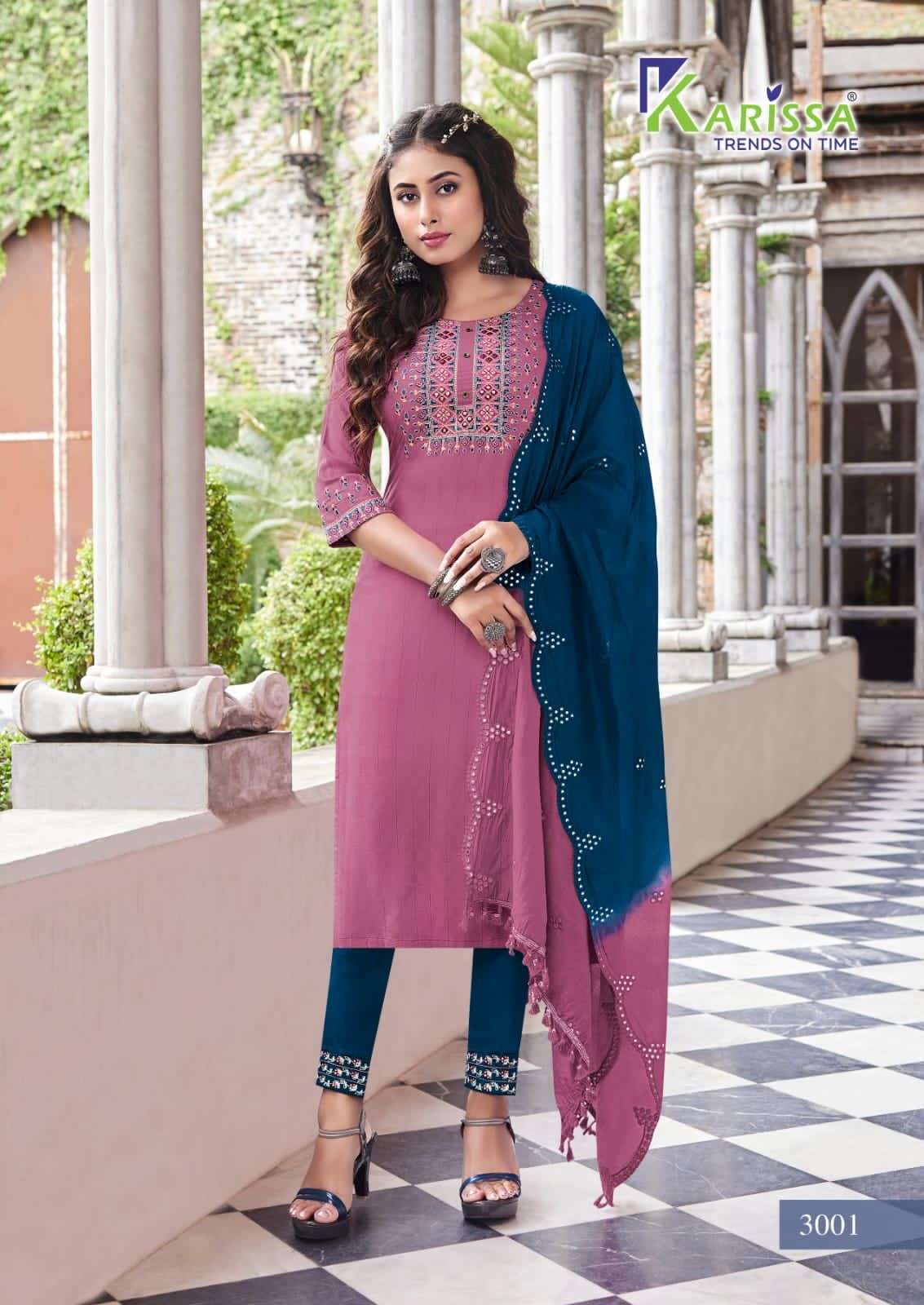 Karissa Bombay Beauty Vol 3 Catalog Kurti With Bottom Dupatta Wholesale