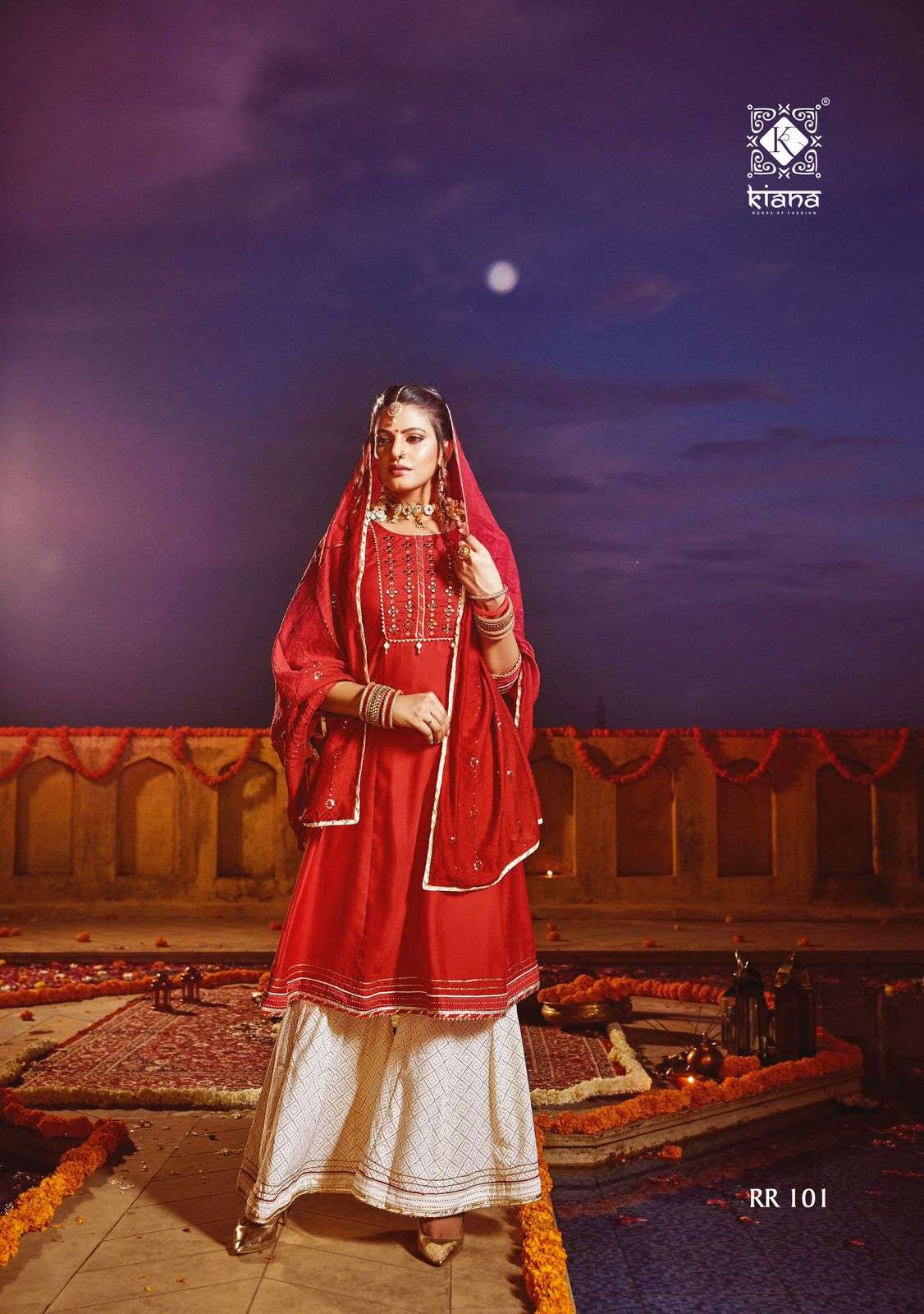 Kiana Rang Rasiya Catalog Embroidered Top Bottom Dupatta