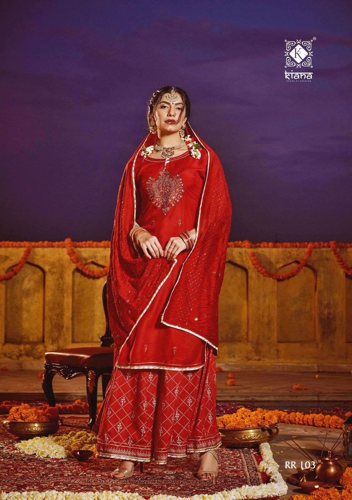 Kiana Rang Rasiya Catalog Embroidered Top Bottom Dupatta