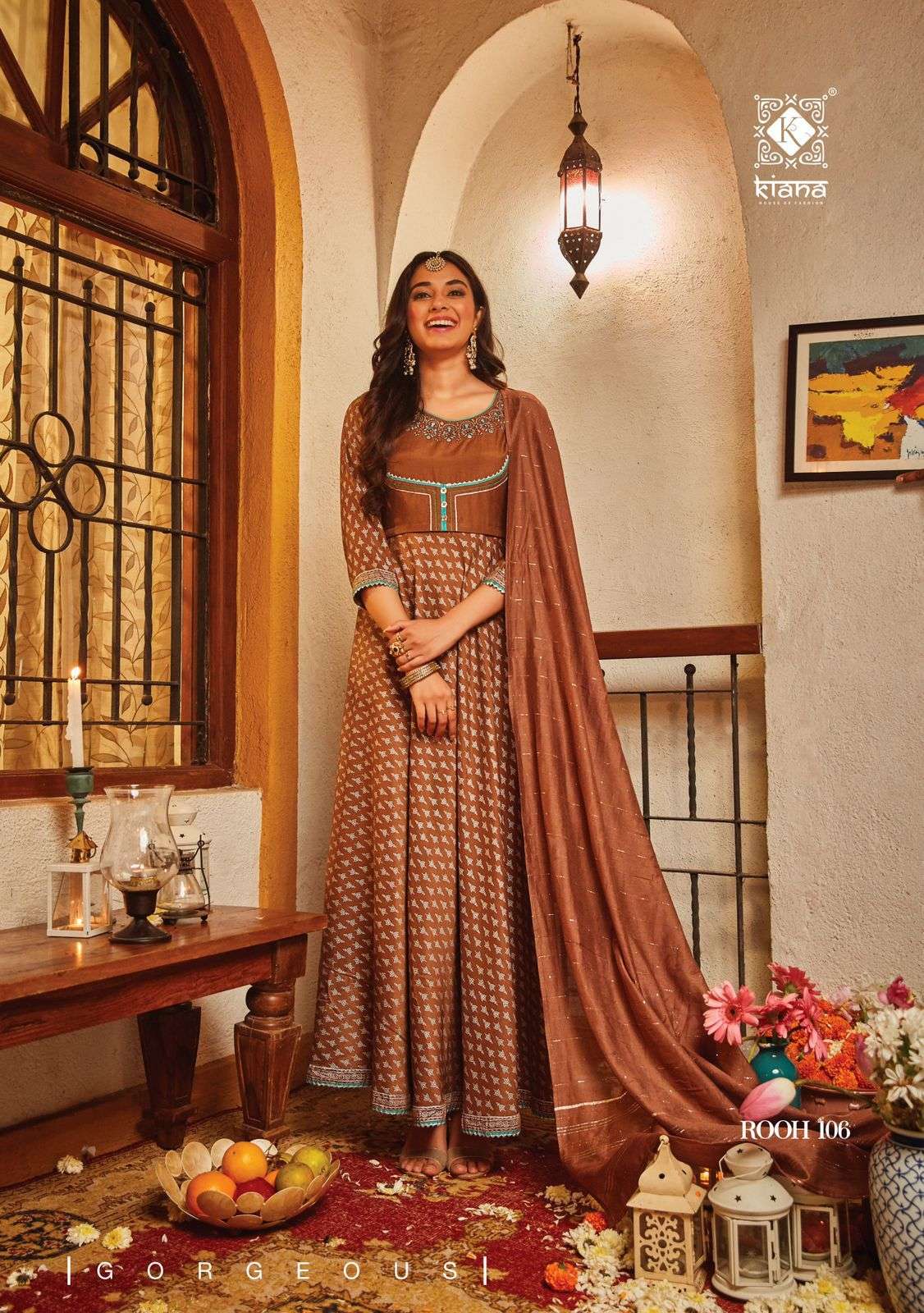 Kiana Rooh Catalog Party Wear Wholesale Kurti With Dupatta