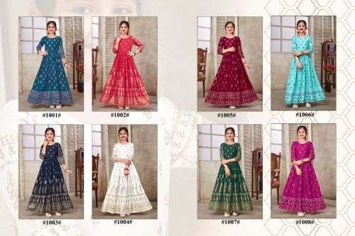 Kids Wear Vol 3 Catalog Ethnic Wear Wholesale Gowns For Girl Kids