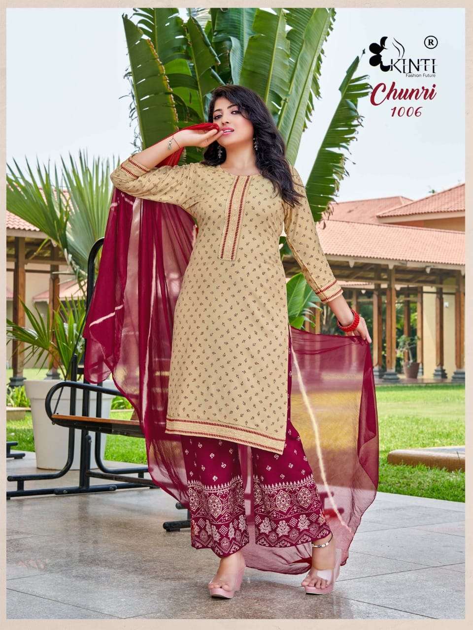 New Kurti With Palazzo Set With Dupatta Bollywood Designer Embroidered Work  Party Wear Parties Heavy Look Kurta Sets Reyon Plazo Pure Cotton