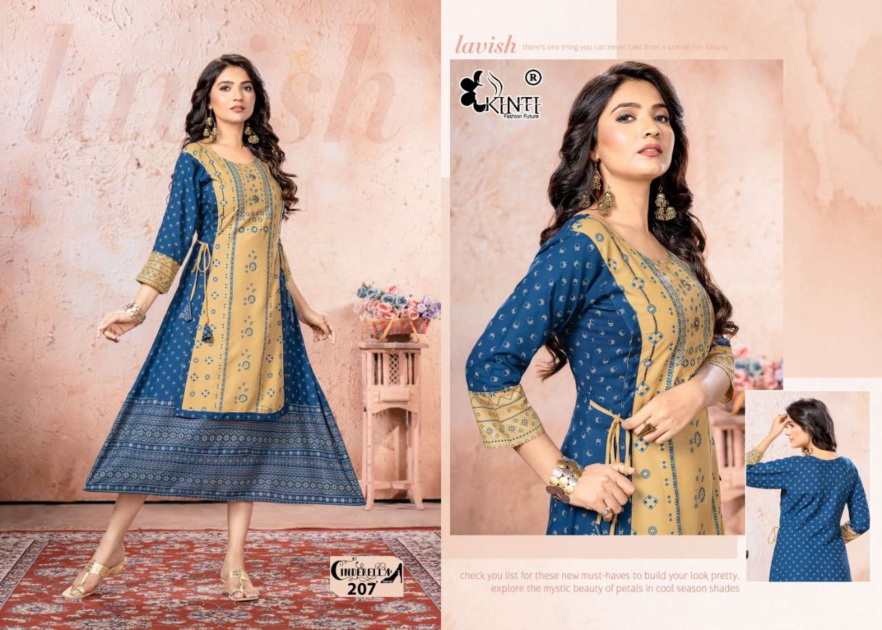 Kinti Cinderella Vol 2 Catalog Long Anarkali Kurtis Wholesale