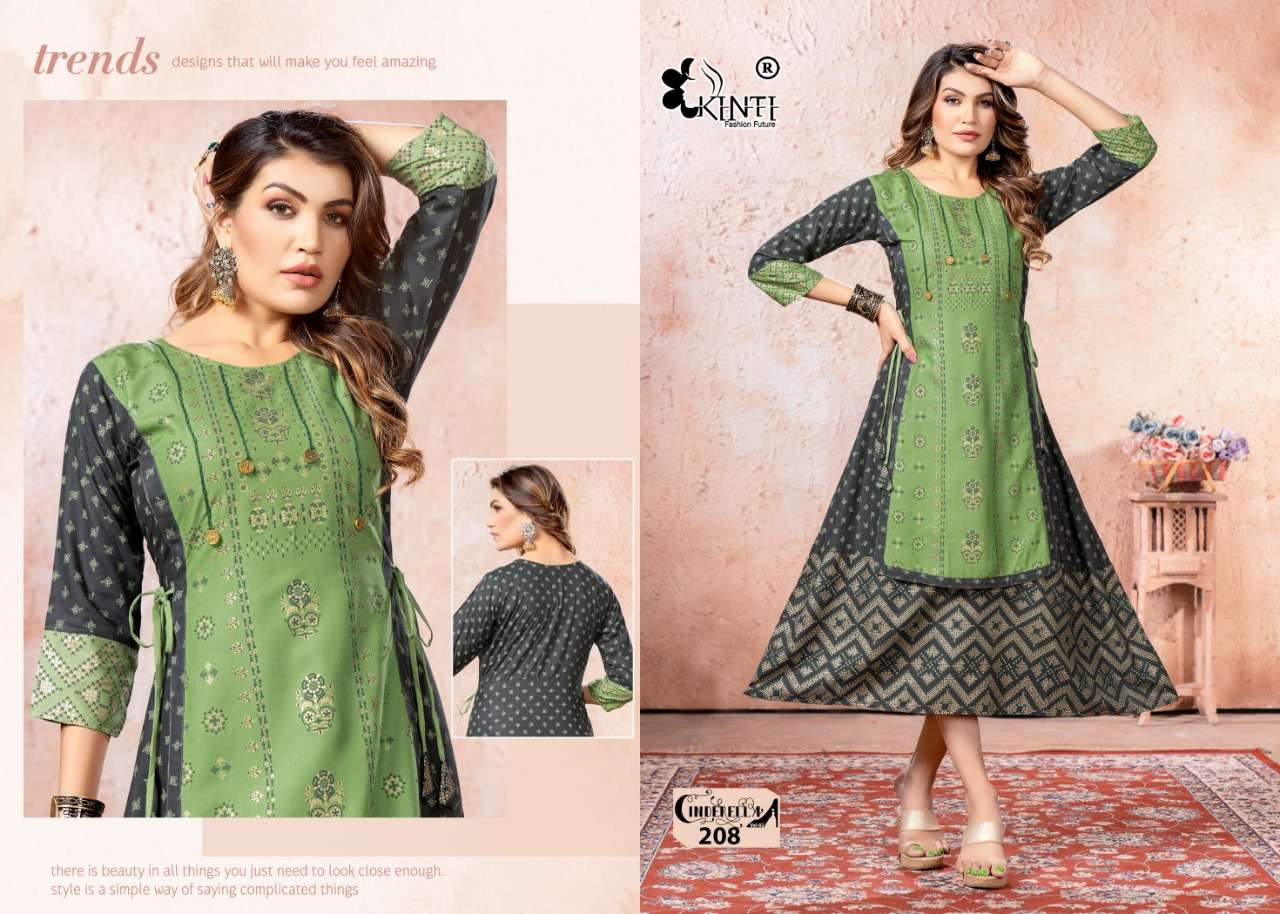 Kinti Cinderella Vol 2 Catalog Long Anarkali Kurtis Wholesale