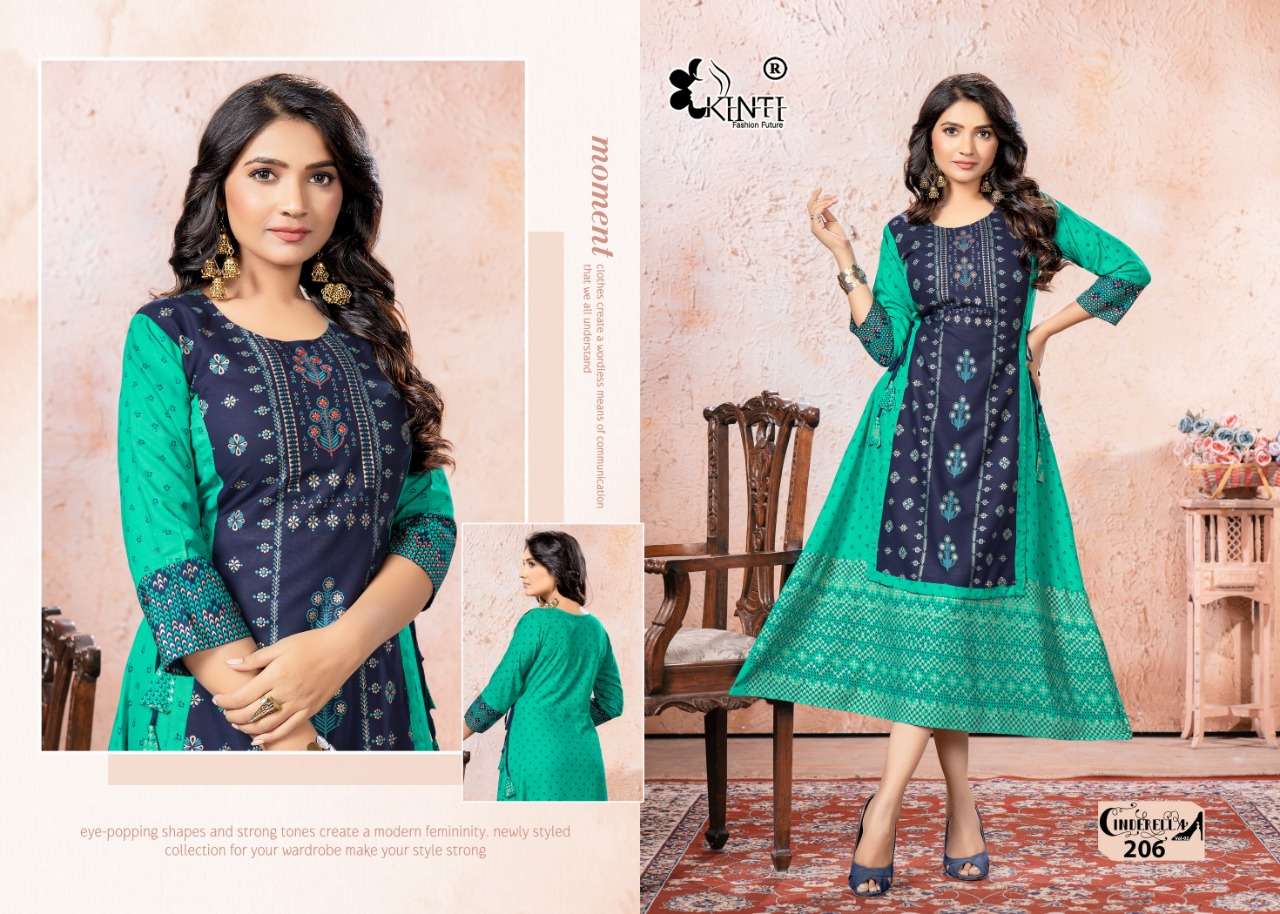 Kinti Cinderella Vol 2 Catalog Long Anarkali Kurtis Wholesale