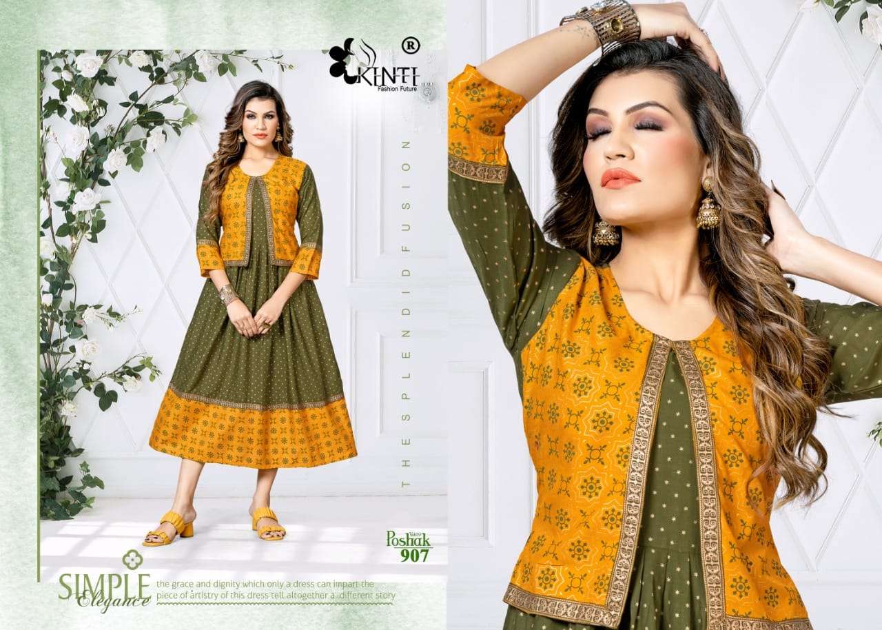 Kinti Poshak Vol 9 Catalog Ethnic Wear Anarkali Kurtis Wholesale