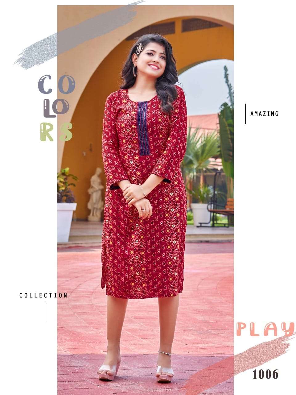 Kinti Shilpa Catalog Ethnic Wear Embroidery Kurtis Wholesale