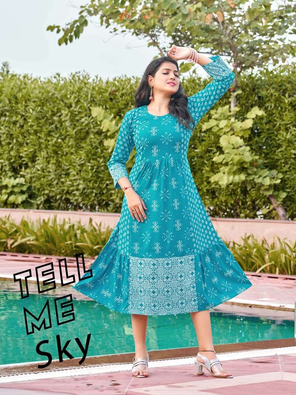 Kinti White Rose Vol 2 Catalog Rayon Printed Kurtis Wholesale